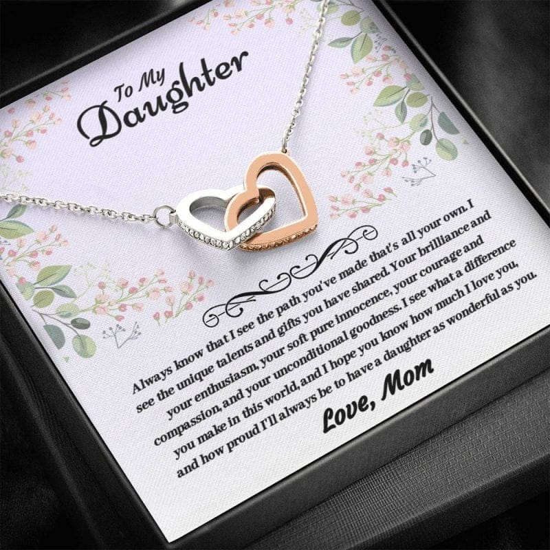 Always know that I see the path you've made - Daughter Necklace from Mom