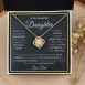 daughter necklace from dad sometimes it's hard to find words to tell you how much i love you